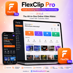 FlexClip Pro Group Buy - Premium Online Video Editor at Cheap Price