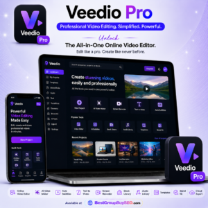 Veedio Pro Group Buy - Premium AI Video Editor at Cheap Price