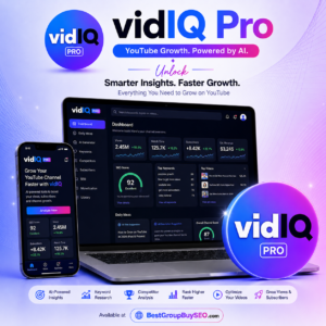 vidIQ Pro Group Buy - Cheap YouTube SEO & Growth Tool